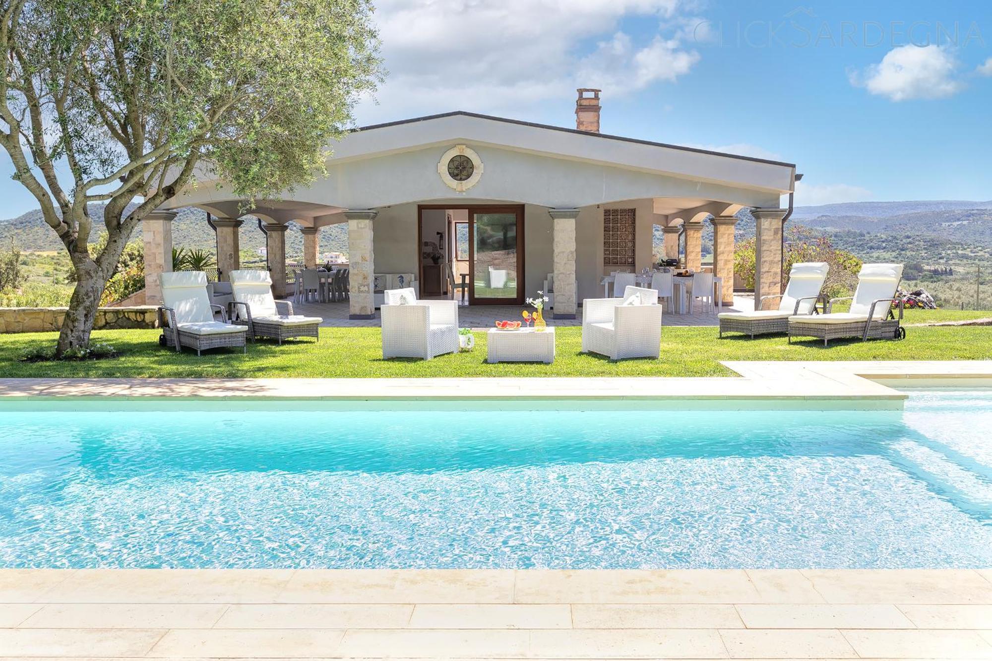 Janas Lussuosa Per 12 Persone Uso Esclusivo E Piscina Indipendente Villa Alghero